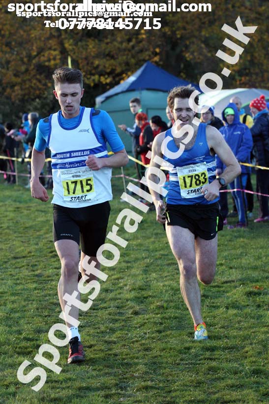 Senior mens 2017 Start Fitness North Eastern Harrier League, Aykley Heads, Durham. Photo:  David T. Hewitson/Sports for All Pics
